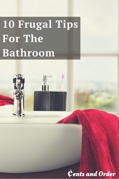 10 ways you can save money in the bathroom. These frugal tips will save you money on items purchased for the bathroom.