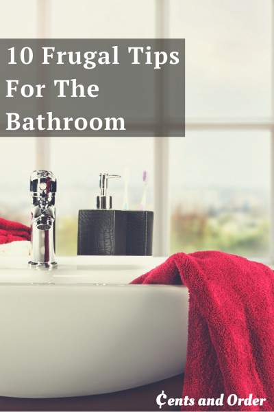 10 ways you can save money in the bathroom. These frugal tips will save you money on items purchased for the bathroom.