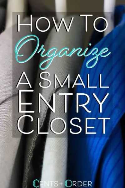 Organize small closet pinterest