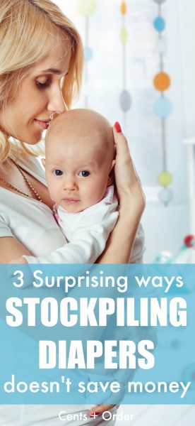 A stockpile is a great way to save money on diapers. But there's 3 reasons a diaper stockpile might cost you more!