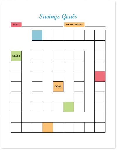 Great visual to keep you motivated towards your savings goals! This free printable budget binder includes 20+ pages of financial printables for 2017. Find out how to set up your binder with the FREE DOWNLOAD and get your finances organized today!