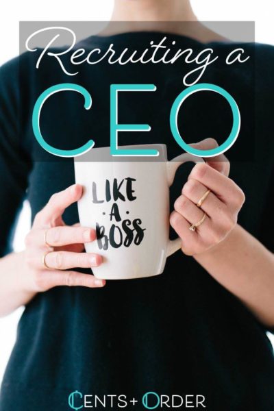 Recruiting a CEO Pinterest