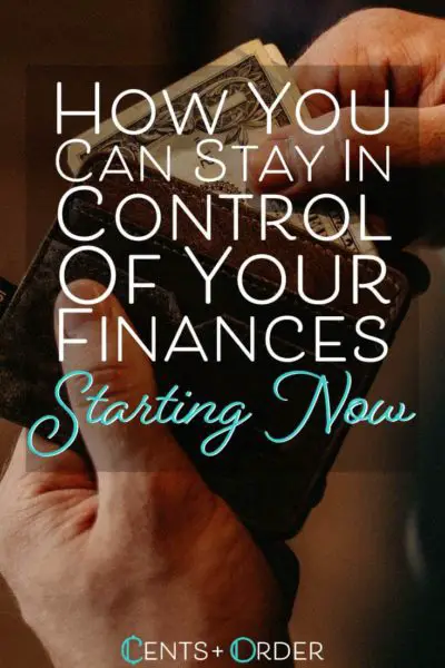 Be in control of finances pinterest