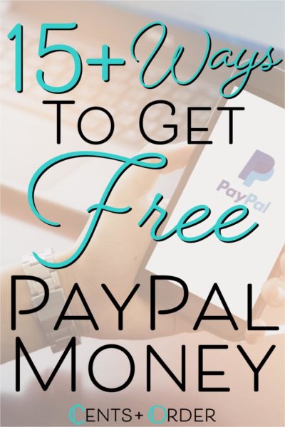 Ways to get free Paypal Money pinterest pin